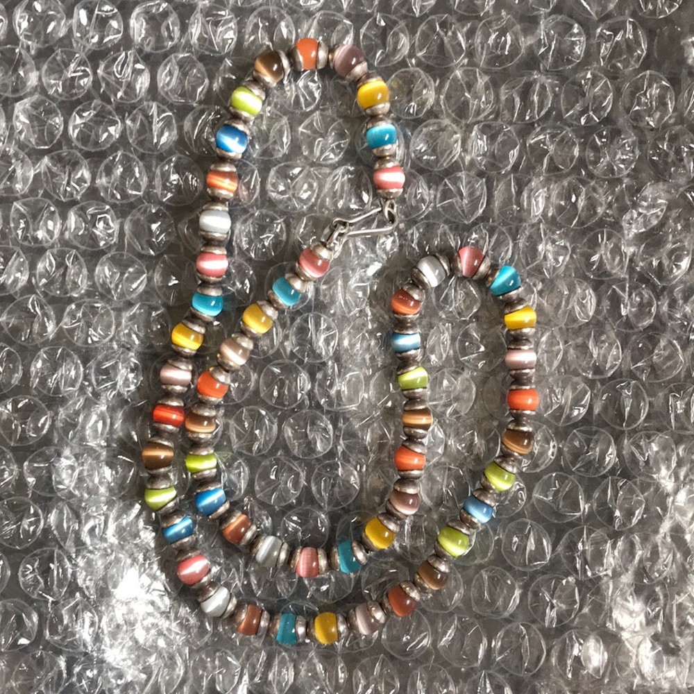 🌟SOLD🌟SOLD🌟Heavy VTG Sterling 925 Cat Eye Moon